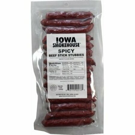 IOWA SMOKEHOUSE/PREFERRED WHOLESALE 8Oz Spicy Beef Stubbies IS-8BSTS